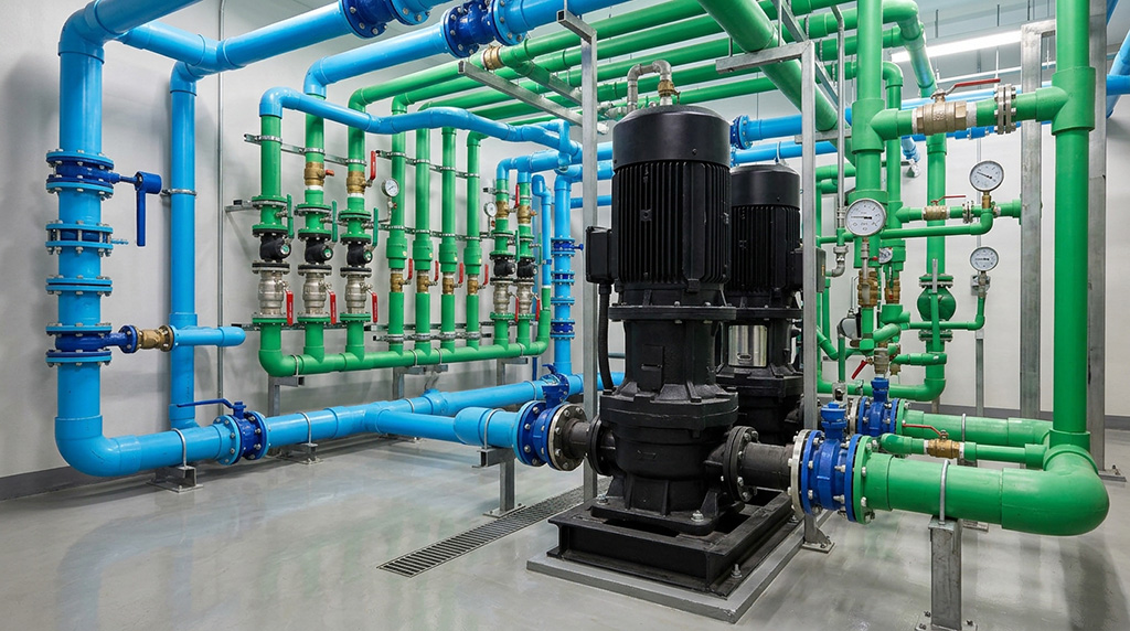 Heavy-duty piping for sanitation, drainage, and high-pressure water supply