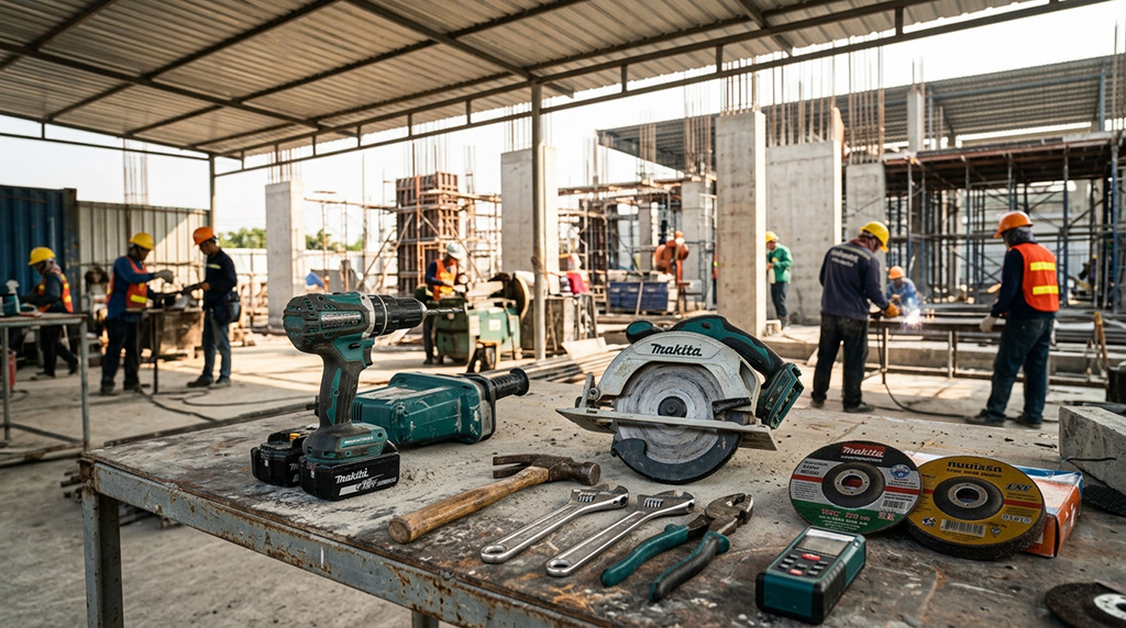 High-durability professional power tools and heavy-duty industrial equipment for construction sites