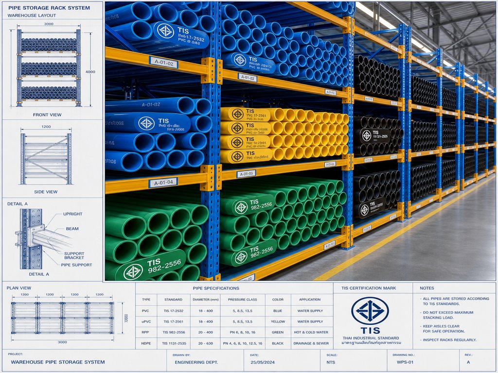 The Ultimate Guide to TIS Pipe Color Codes in Thailand: What Every Contractor Must Know
