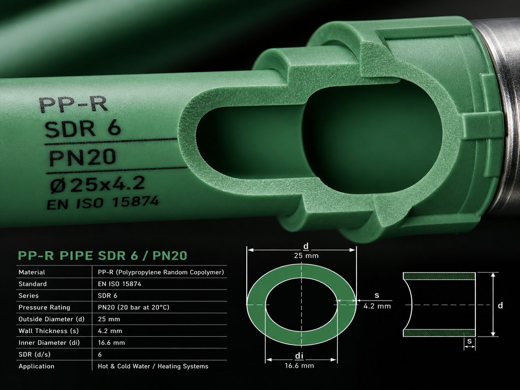 Understanding SDR and PN Ratings in PP-R Green Pipes: A Technical Engineering Guide